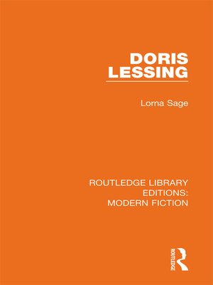 cover image of Doris Lessing